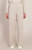 Dex/Room 34 Ladies Beige Cable Knit Pant
