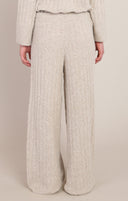 Dex/Room 34 Ladies Beige Cable Knit Pant