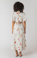 Dex/Room 34 Ladies Short Sleeve Mix Floral Maxi Dress