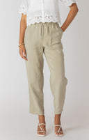 Dex/Room 34 Ladies Straight Leg Light Sage Casual Pant