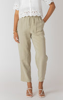 Dex/Room 34 Ladies Straight Leg Light Sage Casual Pant