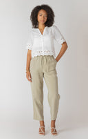 Dex/Room 34 Ladies Straight Leg Light Sage Casual Pant