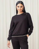 Elena Wang Ladies Black Pullover
