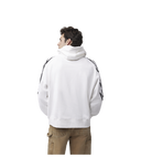 Fox Mens White Energy Face Oversized Fleece PO Hoodie