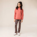 Nano Girls Navy Flared Leggings