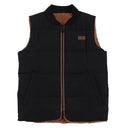 Nano Boys Black Quilted Reversible Vest