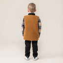 Nano Boys Black Quilted Reversible Vest
