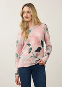 FDJ Ladies De Winter Long Sleeve Printed Sweater