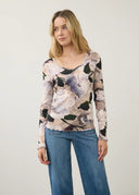 FDJ Ladies De Winter Long Sleeve V-Neck top
