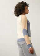 FDJ Ladies Indigo Long Sleeve Boat Neck Sweater