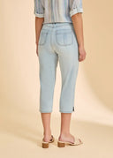 FDJ Ladies Light Blue Olivia Capri