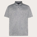 Oakley Mens Abyss/Cement Heather Aero Hydrolix Polo