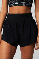 Fabletics Ladies Black Sun Chaser Short 3"