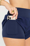 Fabletics Ladies Deep Navy Sun Chaser Short 3"