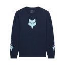 Fox Men's Foundry 195 Midnight Navy LS Tshirt