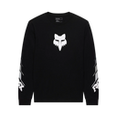 Fox Men's Foundry 195 Original Black LS Tshirt
