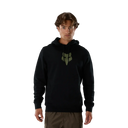 Fox Men's Fox Head Fleece Pullover Black/Green Hoodie
