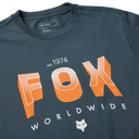 Fox Racing Men's Block 195 Original Deep Cobalt Tshirt