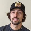 Goorin Bros Golden King Void Polysuede Trucker Hat