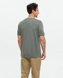 Ten Tree Mens Agave Green Baker Henley