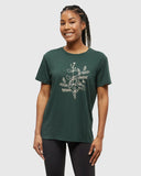 Ten Tree Ladies Autumn Flora Forest Pine/Warm Oak Tshirt