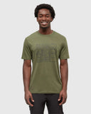 Ten Tree Men's Adventure Essentials Deep Olive/Meteorite Black Tshirt