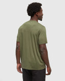 Ten Tree Men's Adventure Essentials Deep Olive/Meteorite Black Tshirt