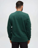 Ten Tree Mens Forest Pine/Harvest Gold Retro Treeline Crewneck Sweater