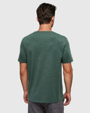 Ten Tree Men's Juniper Cork Patch Forest Pine Heather/Cork Tshirt