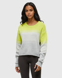 Ten Tree Ladie Chartreuse Heather/Fade Kessler Sweater