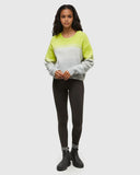 Ten Tree Ladie Chartreuse Heather/Fade Kessler Sweater