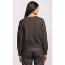 Pink Martini Ladies Dark Grey Grigio Sweater