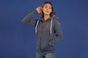 Wanakome Ladies Oxford Blue Hera Full Zip Hoodie