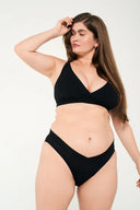Huha Ladies Crossover Bikini Black