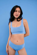 Huha Ladies Sky Blue Hipster Underwear