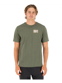 Hurley Charcoal Fern Skyline Slub SS Tshirt