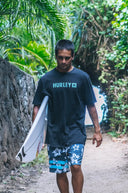 Hurley Men's Black The Box SS Tshirt