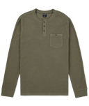 Hurley Men's Coastal Thermal Olive LS Shirt