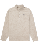 Hurley Men's Fairmont Bone Mock Neck Sweater