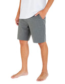 Hurley Men's Phantom Black Heather 20' Hybrid Walkshort