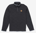 Hurley Mens Middleton Quilted Dark Stone Grey 1/4 Zip