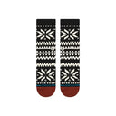 Instance Ladies Black Flake Crew Socks