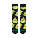 Instance Mens Black The Grinch Mean One Crew Socks