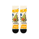 Instance Mens Canvas Food Stand Crew Socks