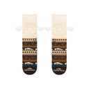 Instance Mens Dark Brown Christmas Vacation Have Some Eggnog Crew socks
