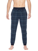 Joe Boxer Mens Blue/Blue Flannel Jogger