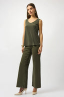 Joseph Ribkoff Ladies Avocado Silky Knit Scoop Neck Camisole