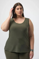 Joseph Ribkoff Ladies Avocado Silky Knit Scoop Neck Camisole