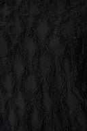 Joseph Ribkoff Ladies Black Boat Neck Fringe Sweater