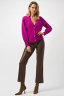 Joseph Ribkoff Ladies Cosmos Sweater Knit Cardigan w/Puff Sleeves